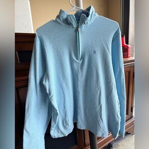 Izod Light Blue Quarter-Zip Sweatshirt
